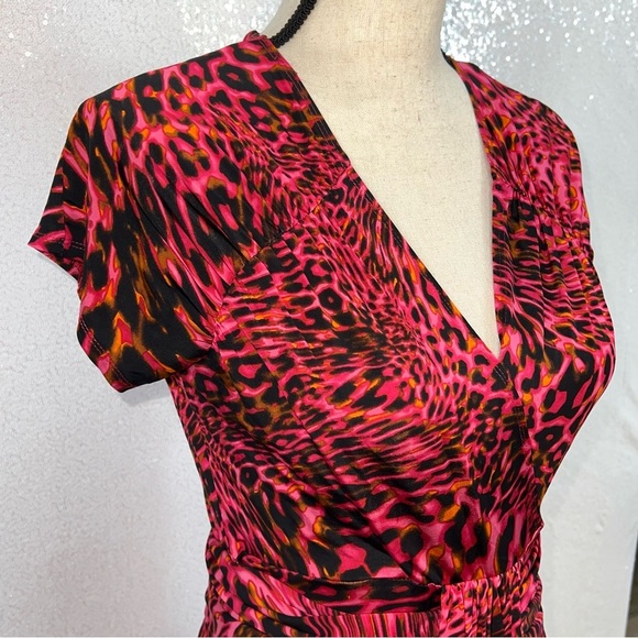 Laundry by Shelli Segal V-neck jersey short sleeves dress - Picture 4 of 16